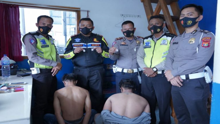 Anggota Satlantas Polresta Tangkap Dua Orang Diduga Pengedar Sabu