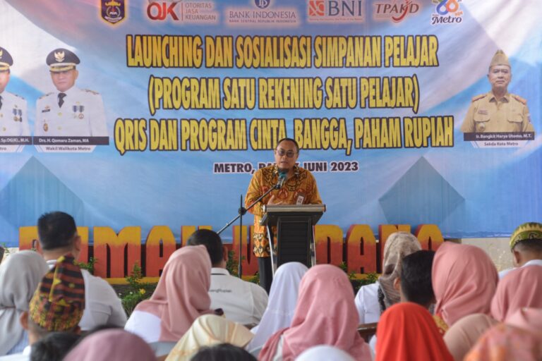OJK Lampung Melalui Program TPAKD Kota Metro Luncurkan Program KEJAR